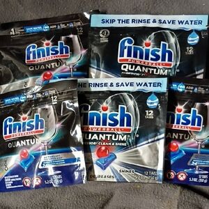 Quantum Dishwasher Detergent Tablets - Blue and Black